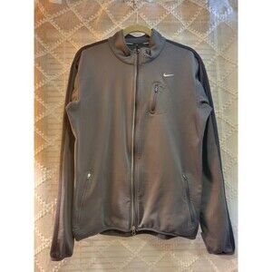 Nike Dri-FIT Full Zip Jacket Grey M Women’s Lightweight Running Training Jogging